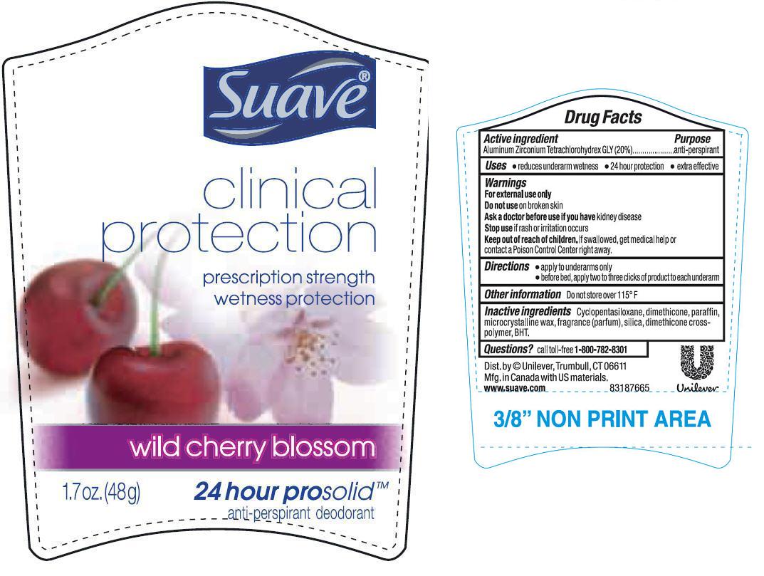 Suave Clinical Wild Cherry Blossom 1.7 oz