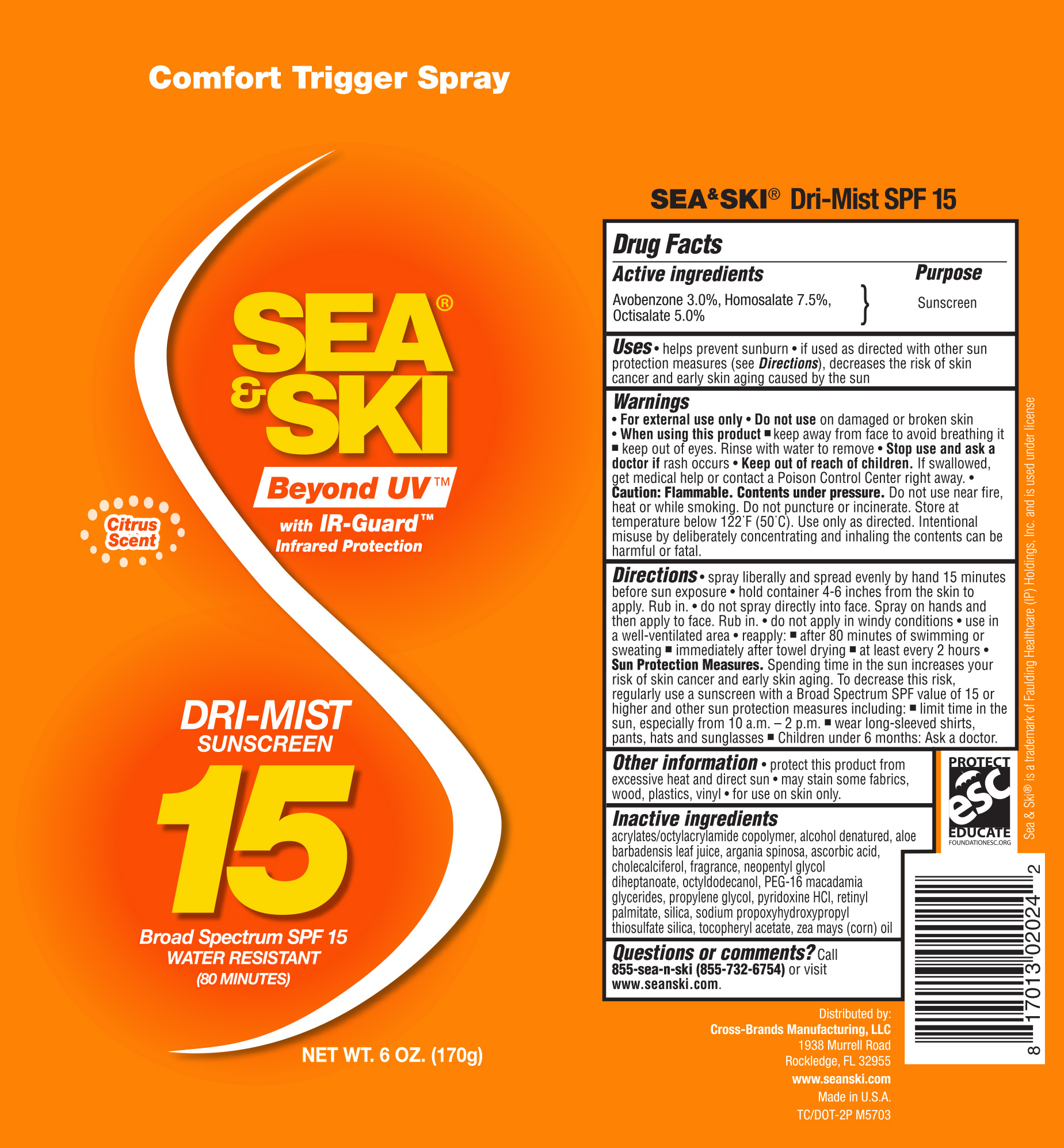 Sea & Ski SPF 15 CSpray