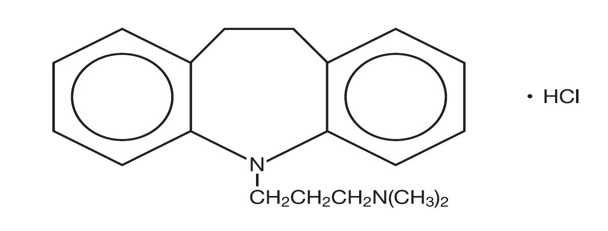 structural formula of imipramine