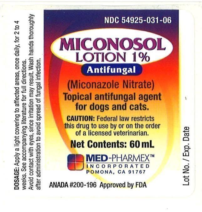 Miconosol Lotion 60mL Label