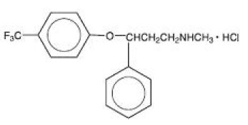 Fluoxetine Hydrochloride Structural Formula