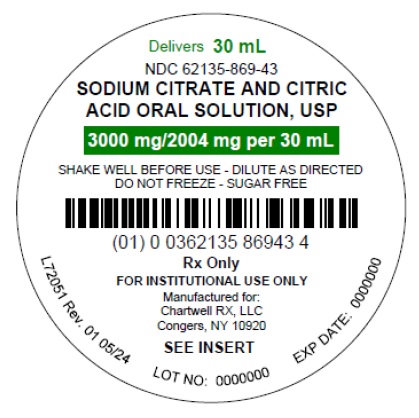 Sodium Citrate and Citric Acid Oral Solution, USP  - NDC: <a href=/NDC/62135-434-47>62135-434-47</a> - 16 fl oz (473 mL) Bottle Label