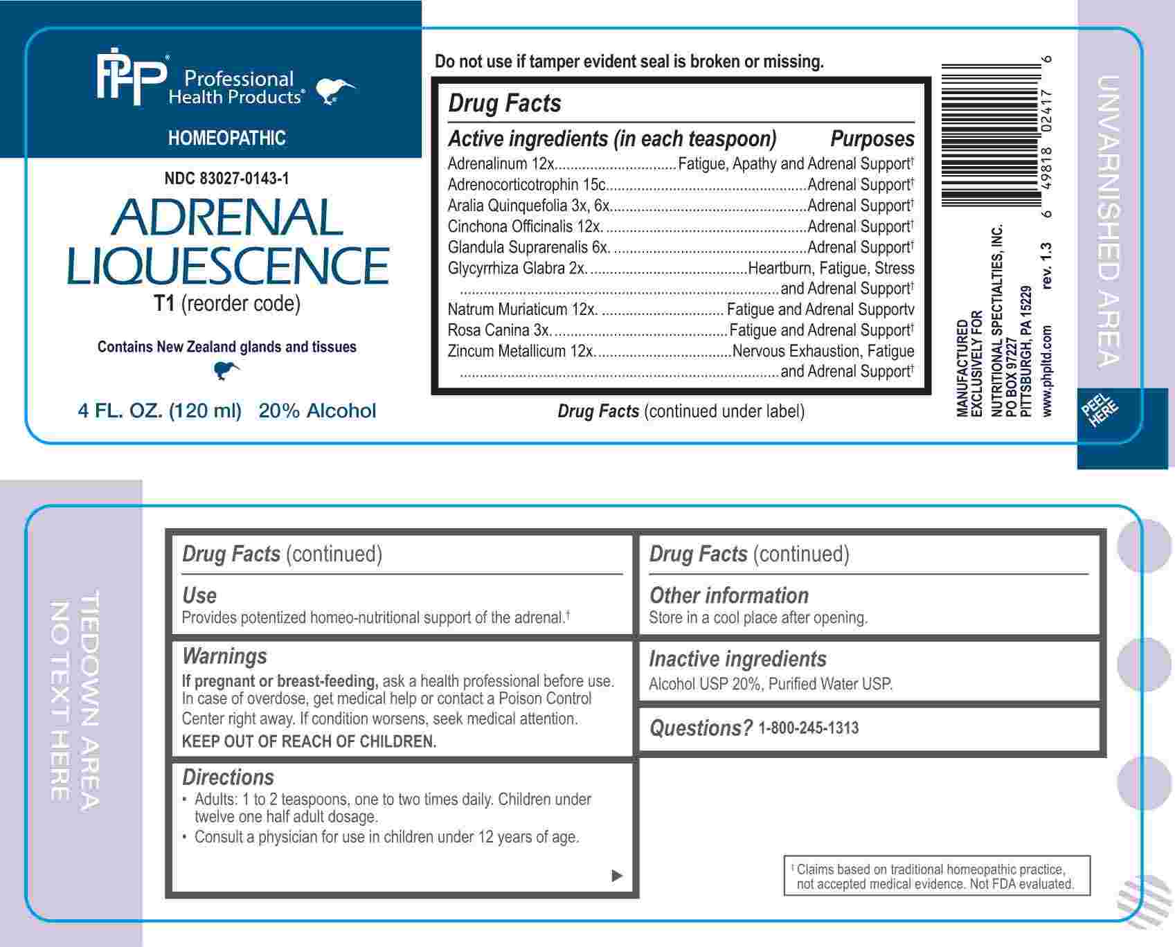 ADRENAL LIQUESCENCE