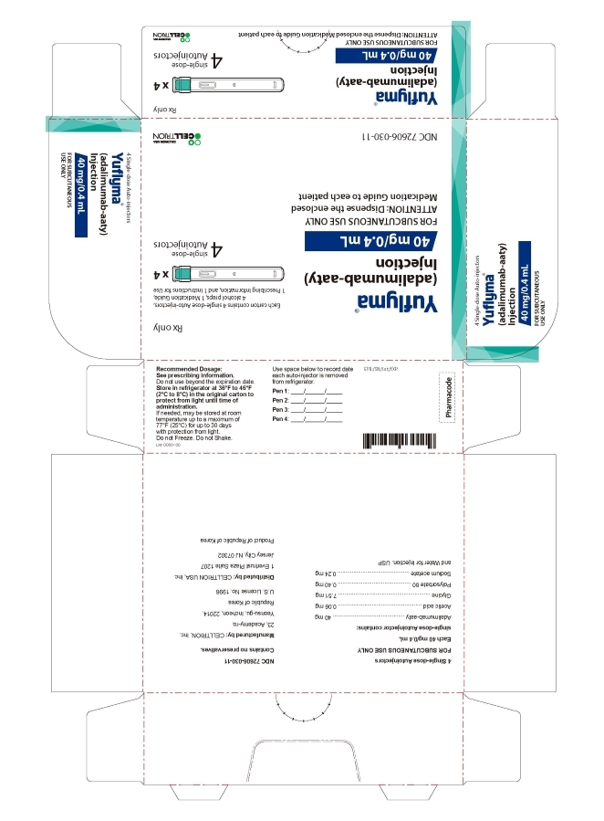 40 mg/0.4 mL Auto-injector Carton 4PK