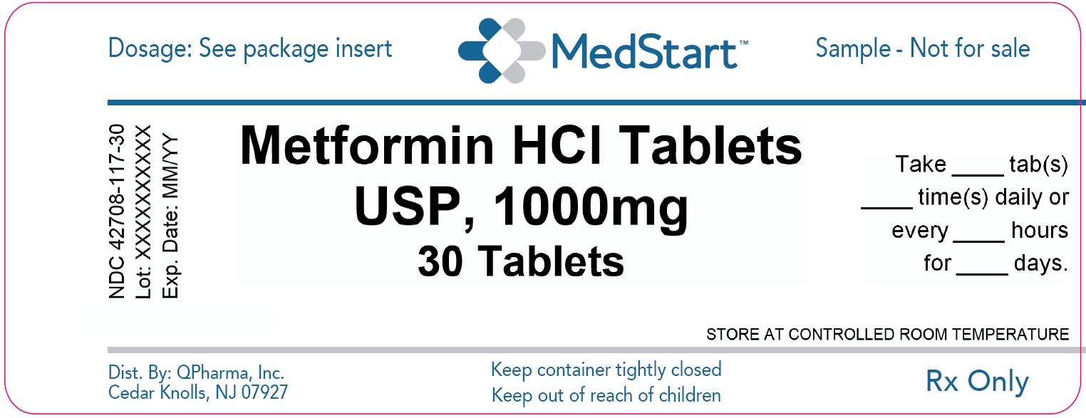 42708-117-30 Metformin Tablets USP 1000mg x 30_Rev 2