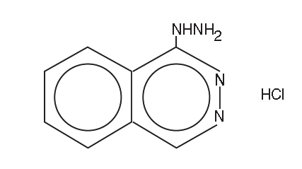 Hydralazine HCl structural formula