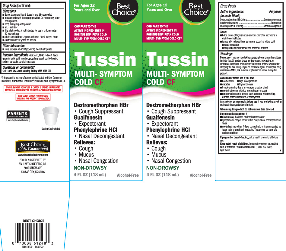 Dextromethorphan HBr 20 mg, Guaifenesin 200 mg, Phenylephrine HCI 10 mg