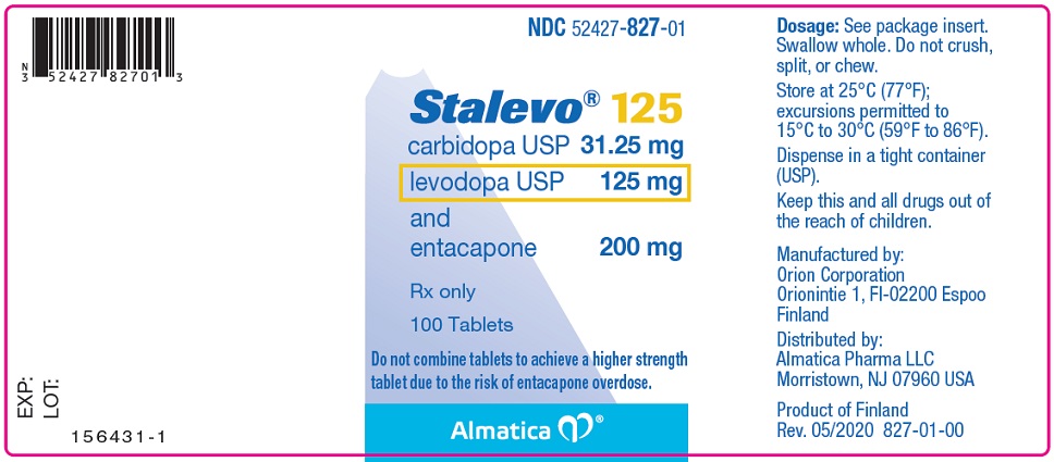 125 mg - 100 Tablet Bottle Label
