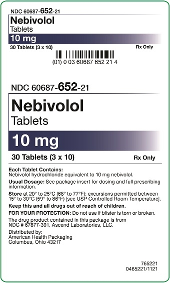 10 mg Nebivolol Tablets Carton