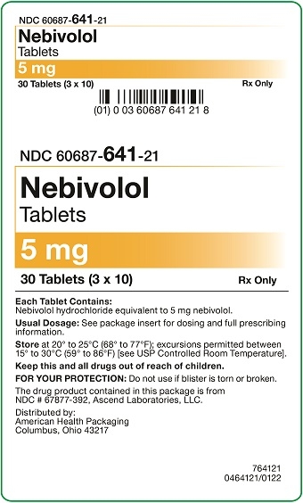 5 mg Nebivolol Tablets Carton