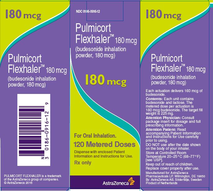 Pulmicort Flexhaler 180mcg Carton Label 120 metered doses