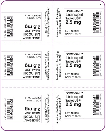 2.5 mg Lisinopril Tablet Blister