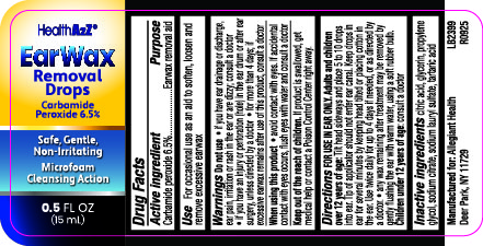 Earwax label