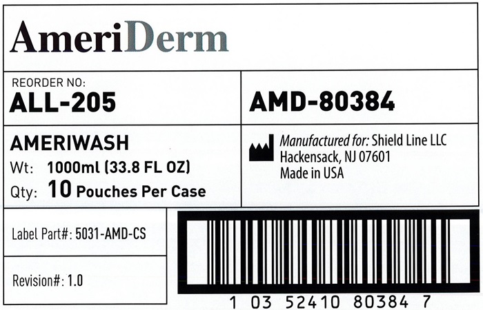 AmeriWash Case Label