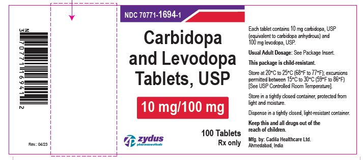 10 mg/100 mg label