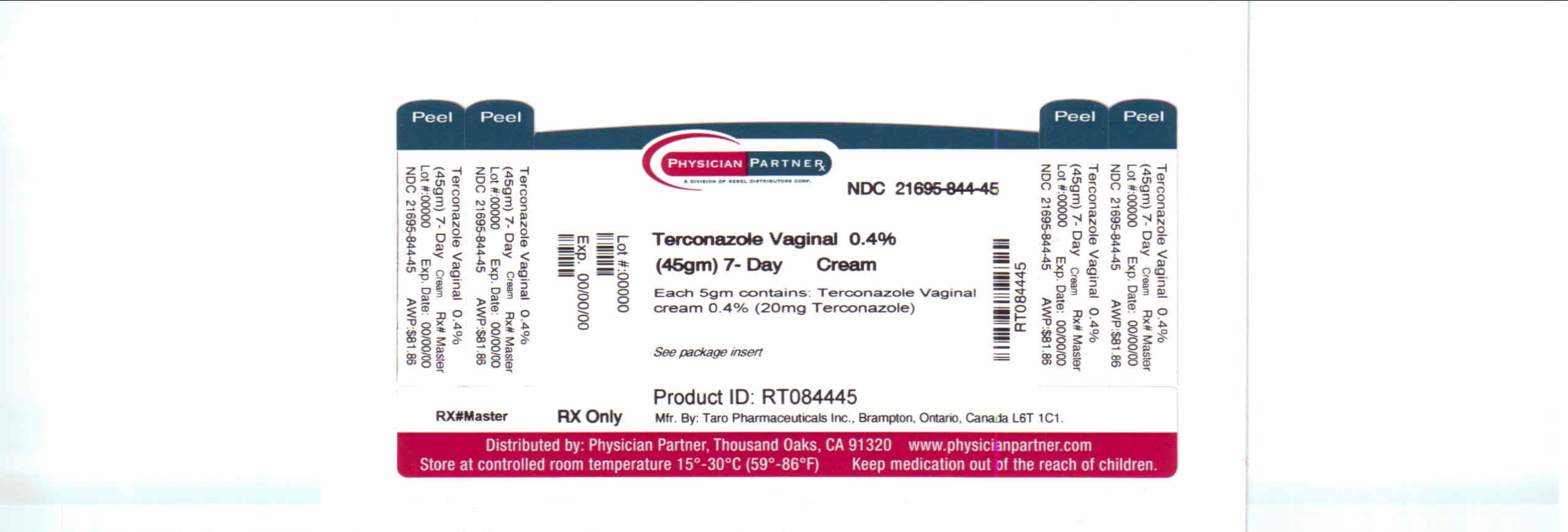 Terconazole Vaginal 0.4%