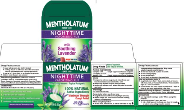 Mentholatum Nighttime Vaporizing Rub