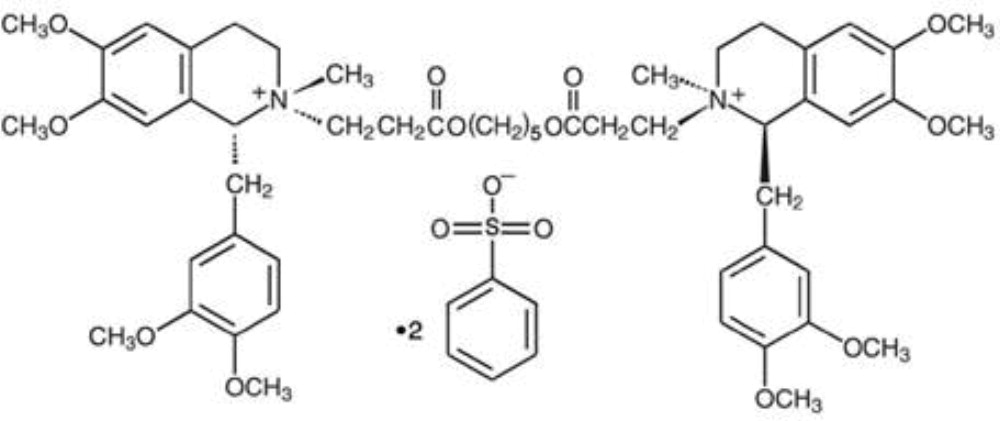 Structural Formula of Cisatracurium Besylate
