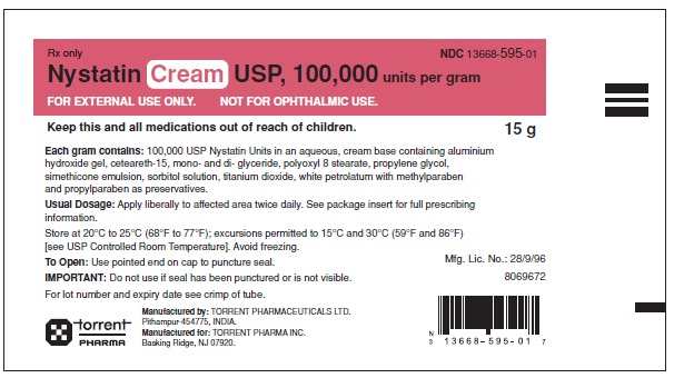Nystatin Cream, USP 15 grams (Tube label)