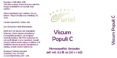 ViscumPopuliCAmpules