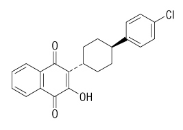 atovaquone molecular structural formula
