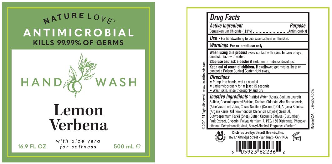 01b LBL_Nature Love Hand Wash_Lemon Verbena_16oz