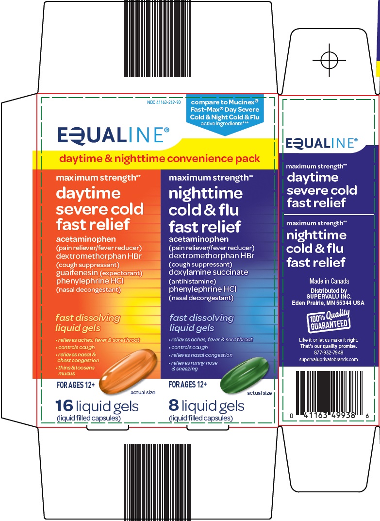 daytime severe cold fast relief nighttime cold and flu fast relief carton image 1