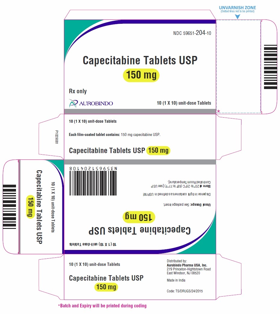 PACKAGE LABEL-PRINCIPAL DISPLAY PANEL - 150 mg Blister Carton (1 x 10 Unit-dose)