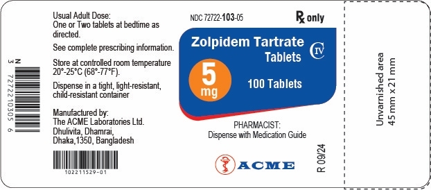PRINCIPAL DISPLAY PANEL - 5 mg (100 Tablets) Bottle Label