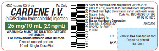 Cardene 43066-029-01 Container Label