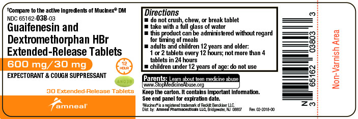 600 mg- 30ct Label