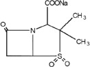 Sulbactam Sodium Structural Formula
