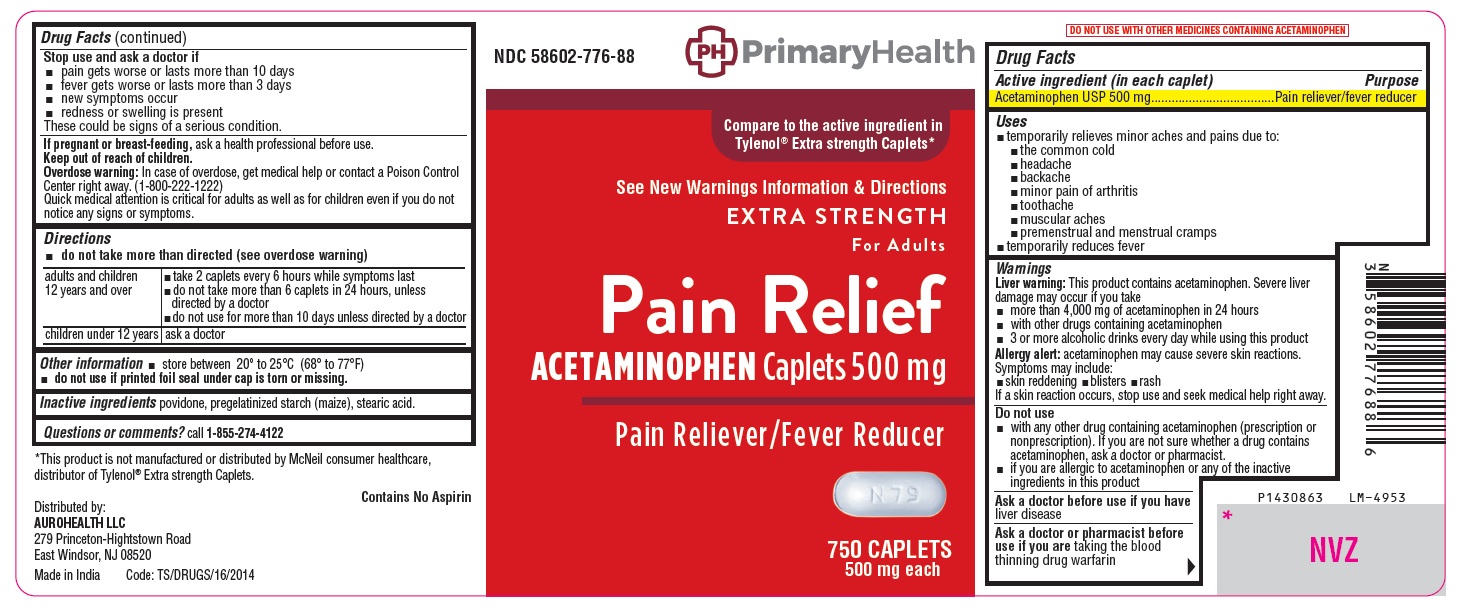 ACETAMINOPHEN EXTRA STRENGTH acetaminophen tablet