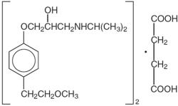 Structural Formula for Metoprolol Succinate