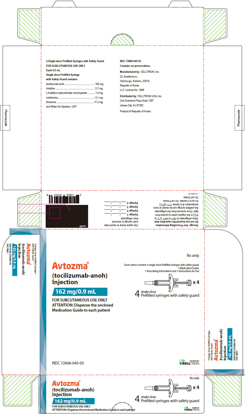 PRINCIPAL DISPLAY PANEL - 4 Prefilled Syringe Carton - NDC: <a href=/NDC/72606-045-03>72606-045-03</a>