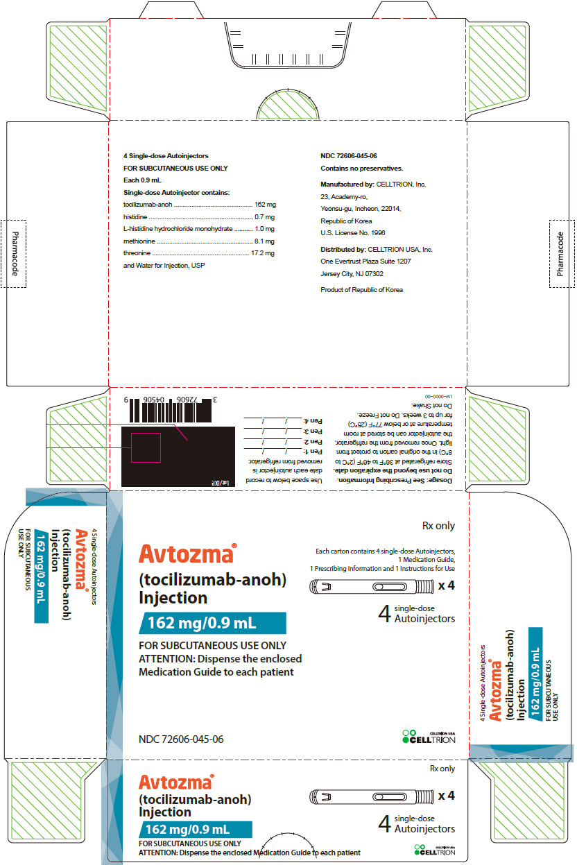 PRINCIPAL DISPLAY PANEL - 4 Autoinjectors Carton - NDC: <a href=/NDC/72606-045-06>72606-045-06</a>