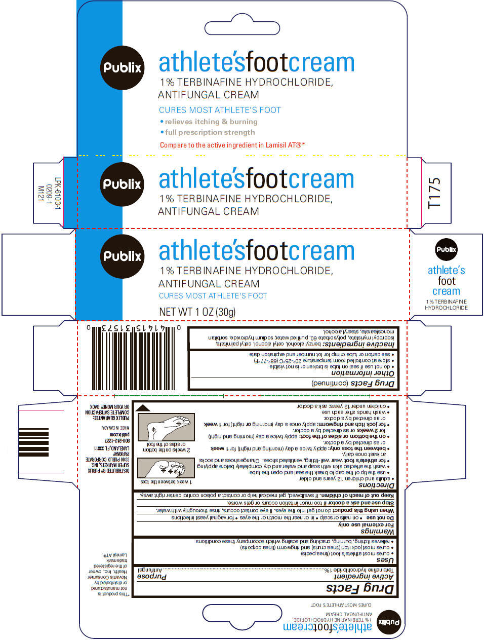 ATHLETES FOOT- Terbinafine Hydrochloride Cream