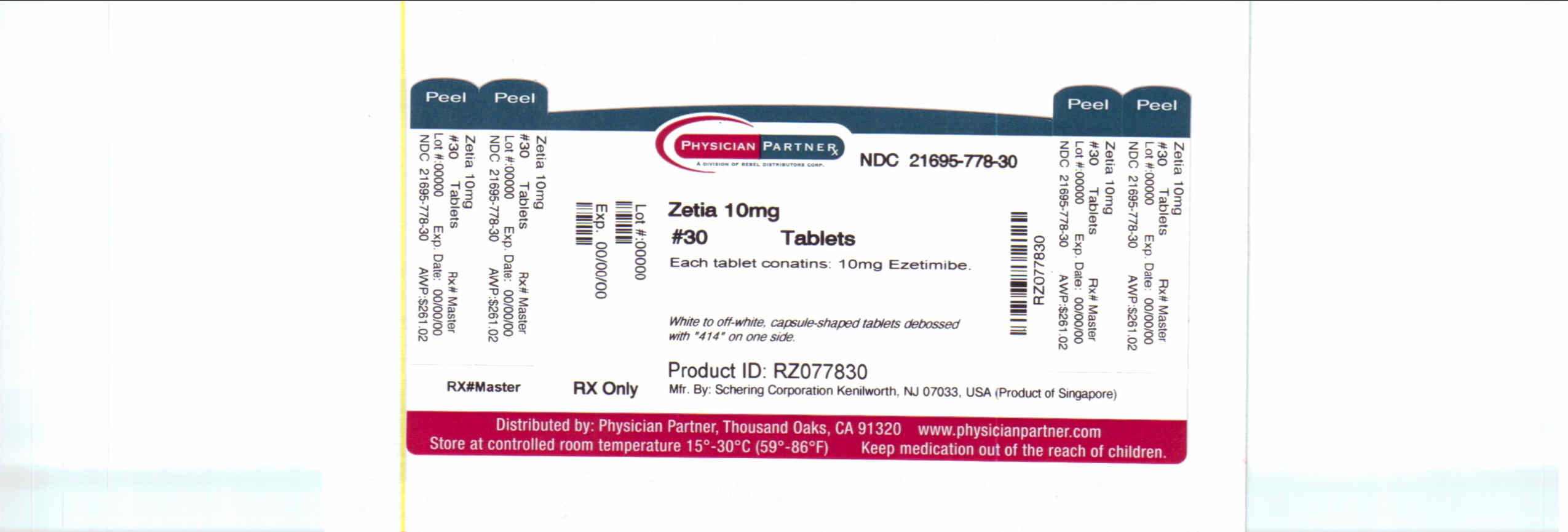 Zetia 10mg