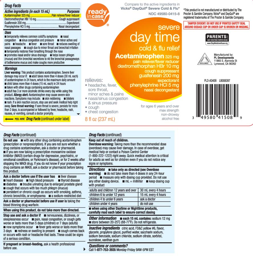 Acetaminophen 325 mg, Dextromethorphan HBr 10 mg, Guaifenesin 200 mg, Phenylephrine HCl 5 mg