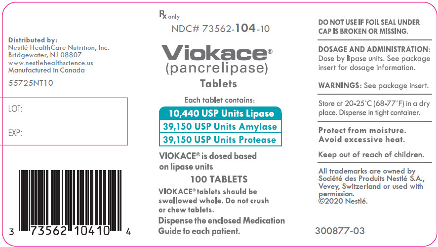 Principal Display Panel - Lipase 10,440 USP Units