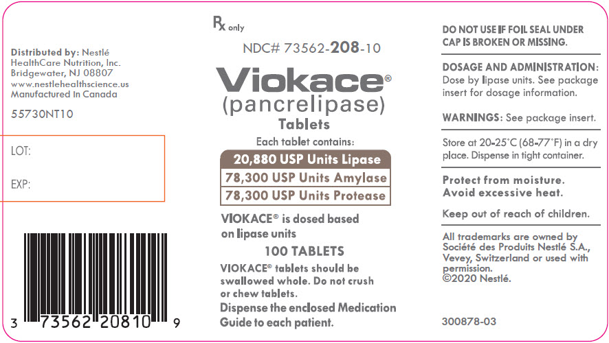 Principal Display Panel - Lipase 20,880 USP Units