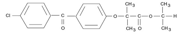 Fenofibrate Structural Formula