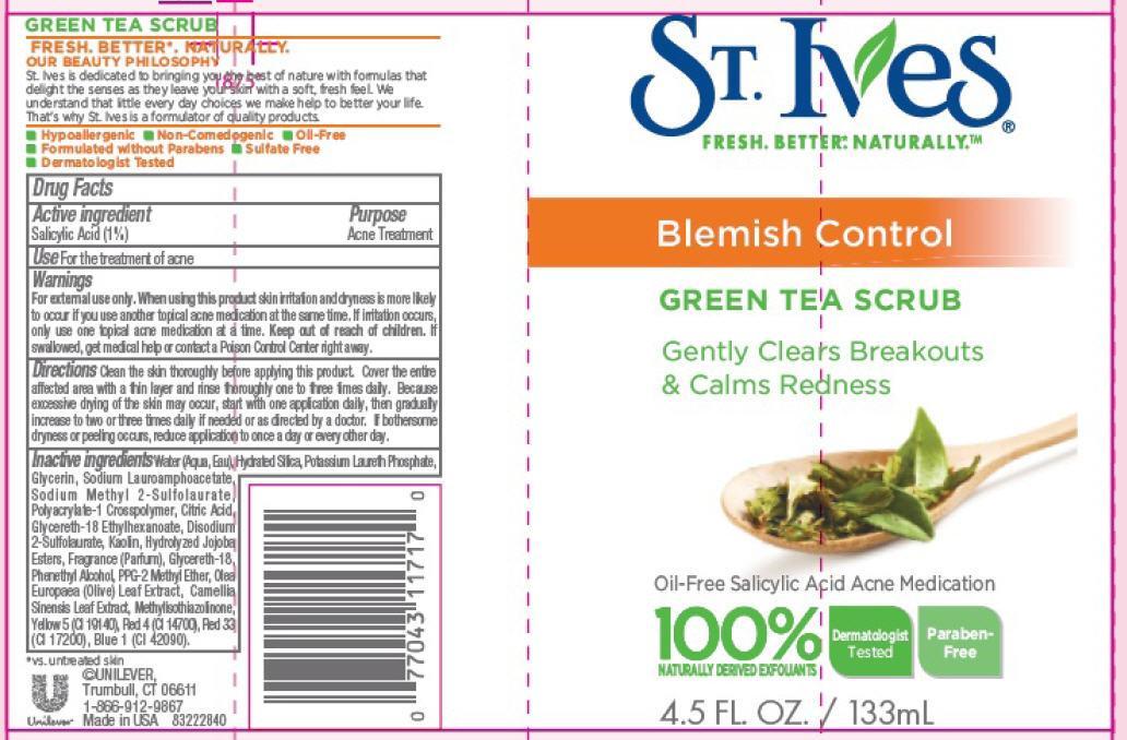 St. Ives Blemish Control Green Tea Scrub PDP