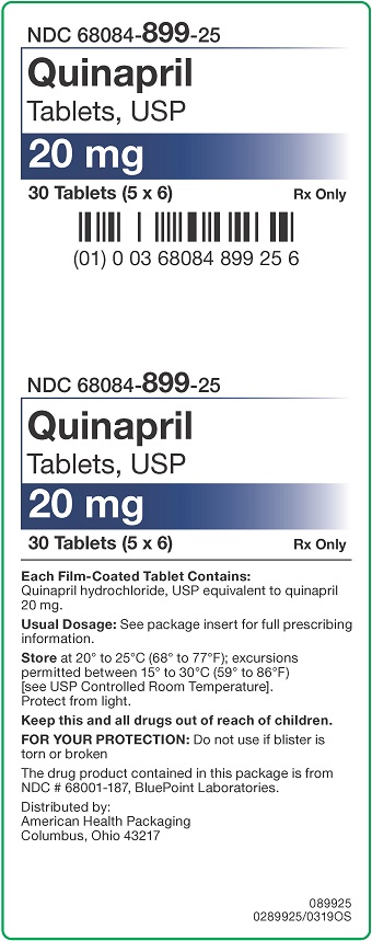 20 mg Quinapril Tablets Carton