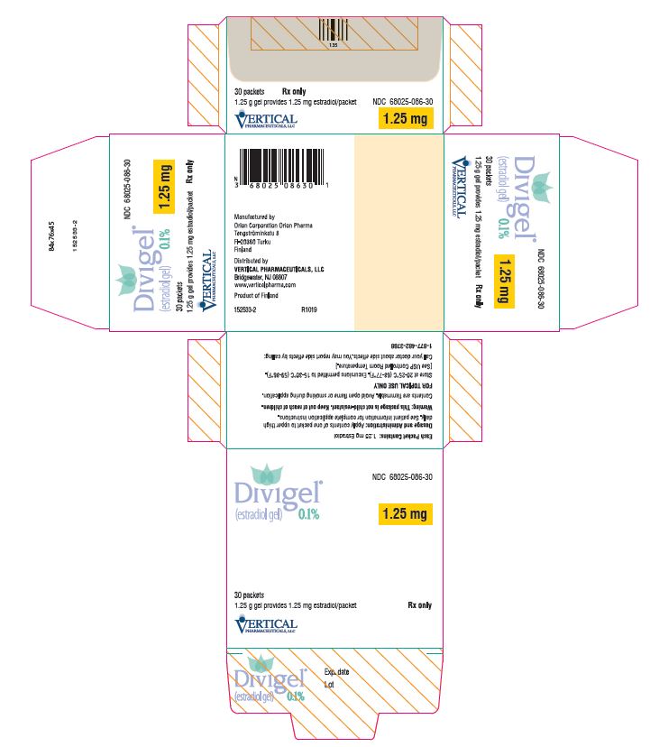Divigel 1.25 mg Serialized Trade Carton 152533-2 R1019