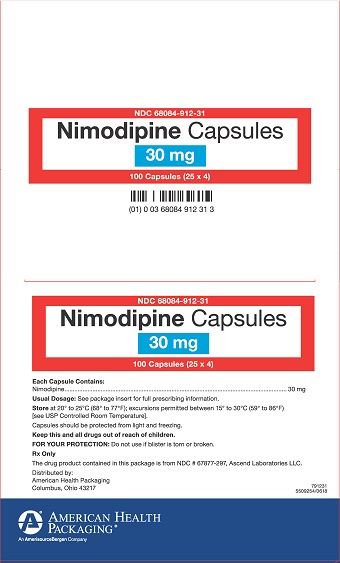 30 mg Nimodipine Capsules Carton 100UD