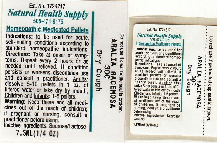 NHS DRY COUGH 3 LABEL