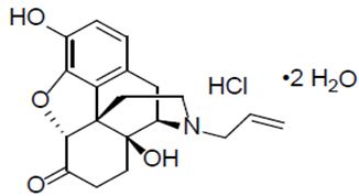 Naloxone -structural formula