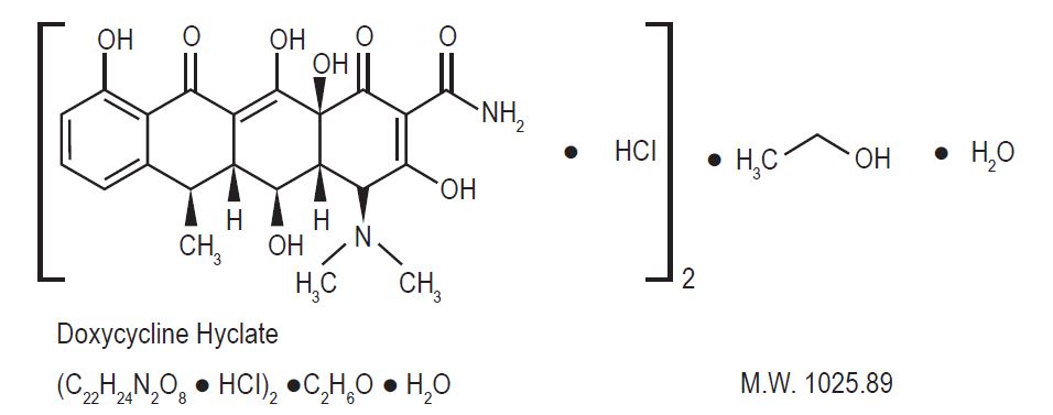 Doxycycline hyclate tablets