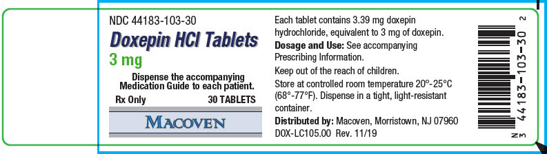PRINCIPAL DISPLAY PANEL -  3 mg Tablet Bottle Label